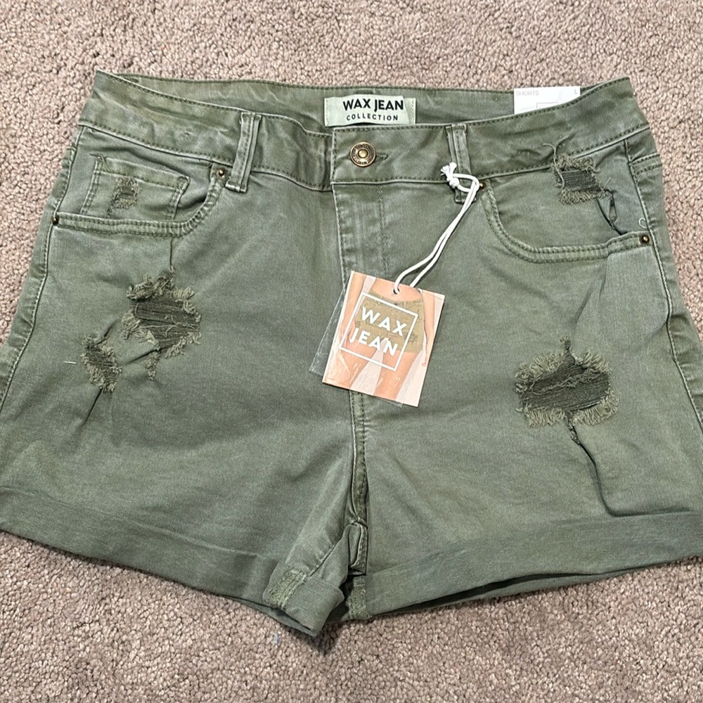 Wax Jean Shorts.